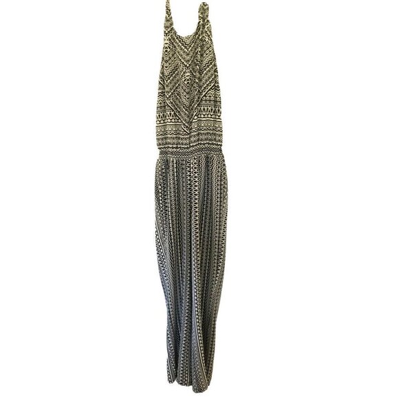 PrAna Bijou Black and White Halter Jumpsuit XS - Picture 2 of 8